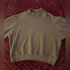 Joah Brown Split Neck Turtleneck Sweater